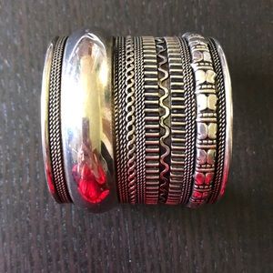 Free people silver cuff